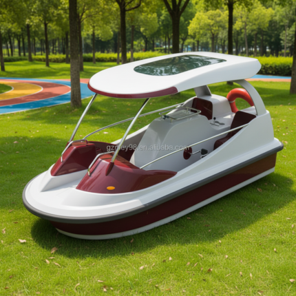 Meierya Toursit Park Lake Adult Water Amusement Fiberglass 4-Person Pedal Boat Water Floating Entertainment Commercial Use 500kg